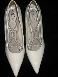 Slight off white heels